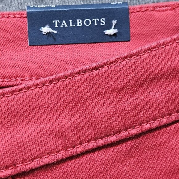 Talbots Jeggings Womens 18W Berry Pink Ankle Length Slimming High Rise Stretch - Picture 13 of 16